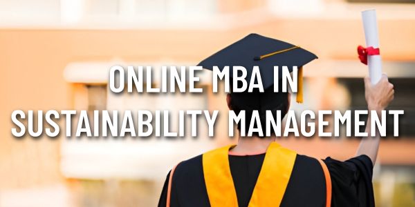 Online MBA in Sustainability Management